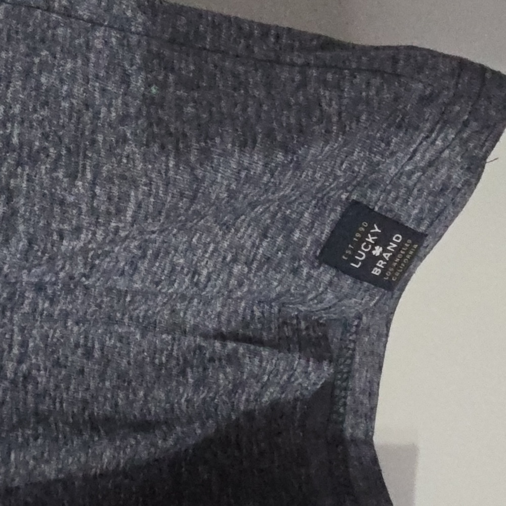 Lucky Brand Men's Blue Henley Shirt - Size XL - Picture 4 of 5